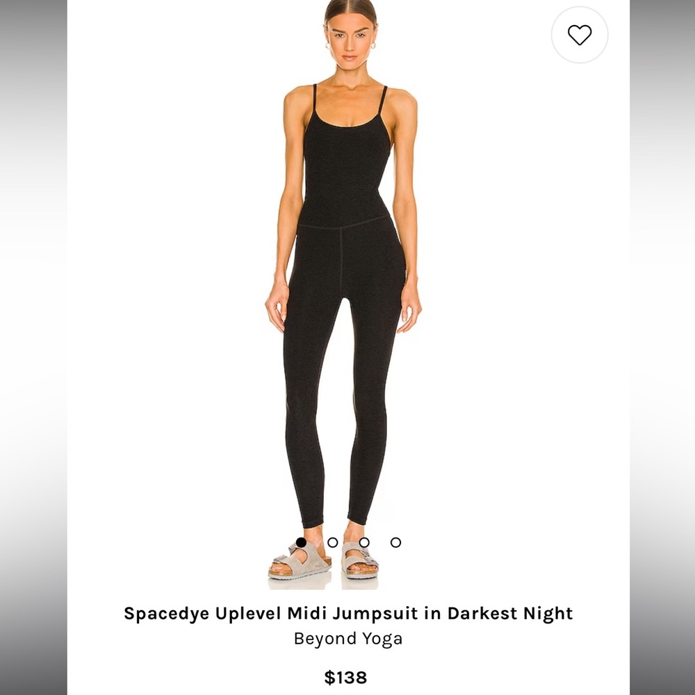Beyond Yoga Spacedye Uplevel Midi Jumpsuit in Darkest Night